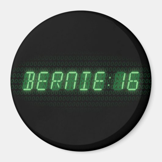 Bernie Sanders Uhr 2016 Magnet (Vorne)