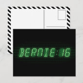Bernie Sanders Uhr 2016 Postkarte (Vorne/Hinten)