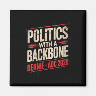 Bernie Sanders und Aoc 2028 für Präsident C Magnet