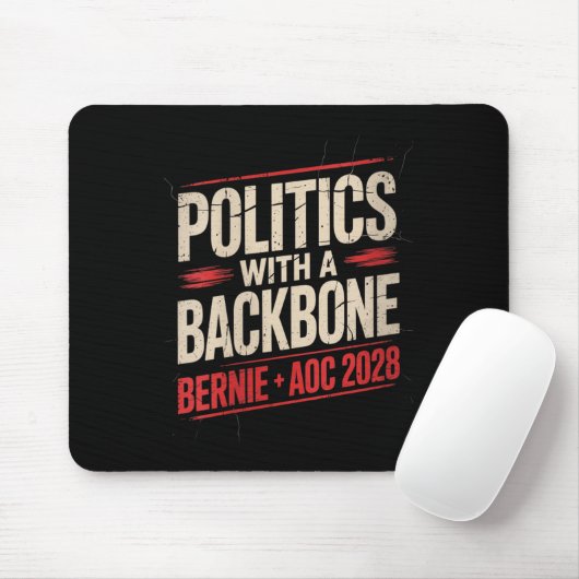 Bernie Sanders und Aoc 2028 für Präsident C Mousepad (Mit Mouse)