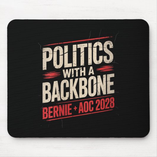 Bernie Sanders und Aoc 2028 für Präsident C Mousepad (Vorne)