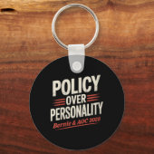 Bernie Sanders und Aoc 2028 für Präsident C Schlüsselanhänger (Vorderseite)