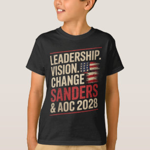 Bernie Sanders und Aoc 2028 für Präsident C T-Shirt