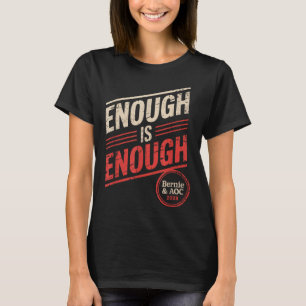 Bernie Sanders und Aoc 2028 für Präsidentschaftska T-Shirt