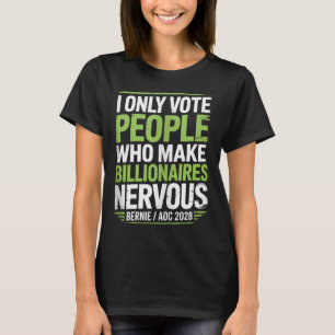 Bernie Sanders und Aoc 2028 für Präsidentschaftska T-Shirt