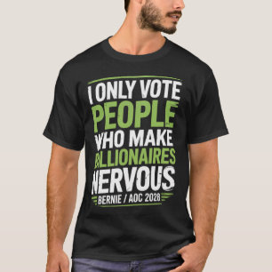 Bernie Sanders und Aoc 2028 für Präsidentschaftska T-Shirt