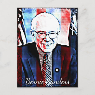 Bernie Sanders unterstützt Postkarte für digitale 