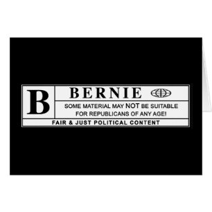 Bernie Sanders Warning Label