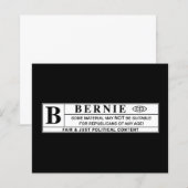 Bernie Sanders Warning Label (Vorne/Hinten)