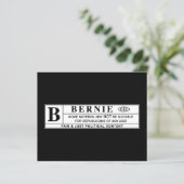 Bernie Sanders Warning Label (Stehend Vorderseite)