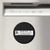 Bernie Sanders Warning Label Magnet (In Situ (Geschirrspüler))