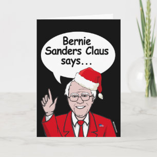 Bernie Sanders Weihnachtskarte - Bernie Sanders Cl Feiertagskarte