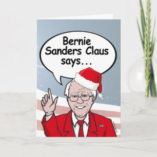 Bernie Sanders Weihnachtskarte - Bernie Sanders Cl Feiertagskarte