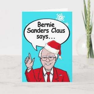 Bernie Sanders Weihnachtskarte - Bernie Sanders Cl Feiertagskarte