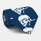 Bernie-Sandpapierschleifmaschine-Blau Demokrat Krawatte (Gerollt)