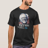 Bernie-Sandpapierschleifmaschine-Flagge T-Shirt (Vorderseite)