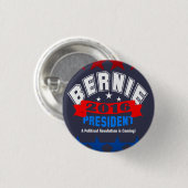 Bernie-Sandpapierschleifmaschine-Kampagne Button (Vorne & Hinten)