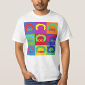 Bernie-Sandpapierschleifmaschine-Kunst-Pixel 8bit T-Shirt (Vorderseite)