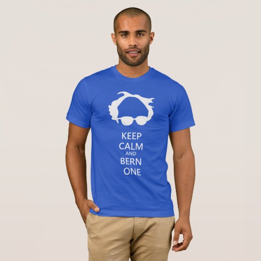 Bernie-Sandpapierschleifmaschine-Mann-T - Shirt (Vorne ganz)