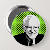 BERNIE-SANDPAPIERSCHLEIFMASCHINE-POP-KUNST BUTTON (Vorne & Hinten)