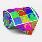 Bernie-Sandpapierschleifmaschine-Pop-Kunst Krawatte (Gerollt)