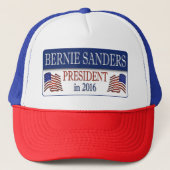 Bernie-Sandpapierschleifmaschine-Präsident 2016 Truckerkappe (Vorderseite)