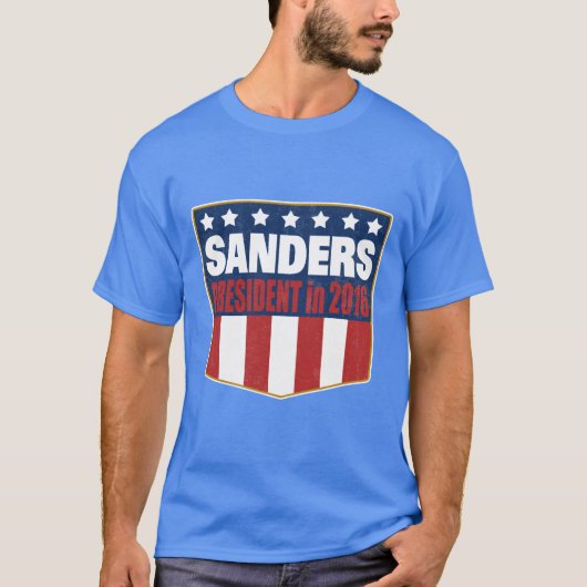 Bernie-Sandpapierschleifmaschine-Präsident im T-Shirt (Vorderseite)