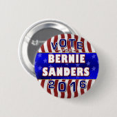 Bernie-Sandpapierschleifmaschine-Präsident Wahl Button (Vorne & Hinten)