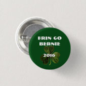 Bernie-Sandpapierschleifmaschine-St Patrick Button (Vorne & Hinten)