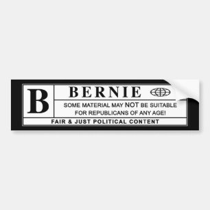 Bernie-Sandpapierschleifmaschine-Warnschild Autoaufkleber