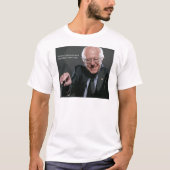 Bernie-Sandpapierschleifmaschine-Zitat T-Shirt (Vorderseite)