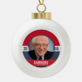 BERNIE-SANDPAPIERSCHLEIFMASCHINEN 2016 KERAMIK Kugel-Ornament (Vorderseite)