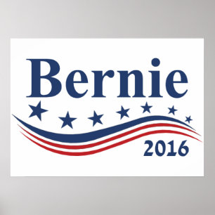 Bernie-Sandpapierschleifmaschinen 2016 Poster