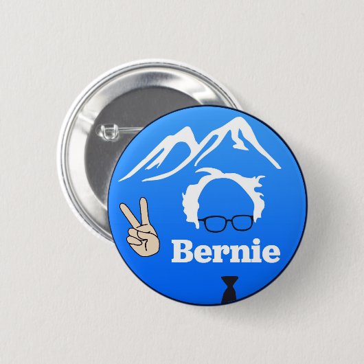 Bernie-Sandpapierschleifmaschinen - Berge Button (Vorne & Hinten)