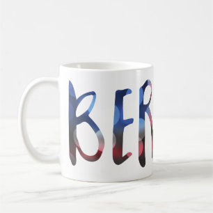 Bernie-Sandpapierschleifmaschinen bokeh Kaffeetasse