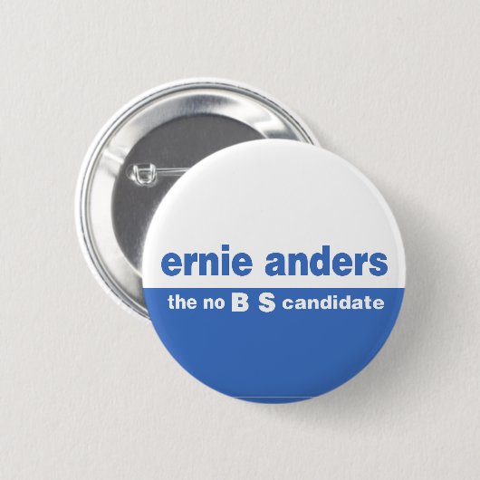 Bernie-Sandpapierschleifmaschinen Button (Vorne & Hinten)