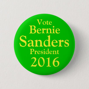 Bernie-Sandpapierschleifmaschinen für Präsidente Button