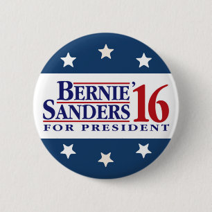 Bernie-Sandpapierschleifmaschinen für Präsidente Button