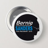 Bernie-Sandpapierschleifmaschinen für Präsidenten Button (Vorne & Hinten)
