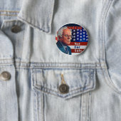 Bernie-Sandpapierschleifmaschinen für Präsidenten Button (Beispiel)