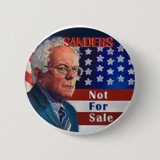 Bernie-Sandpapierschleifmaschinen für Präsidenten Button