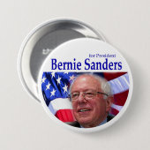 BERNIE-SANDPAPIERSCHLEIFMASCHINEN für Präsidenten Button (Vorne & Hinten)