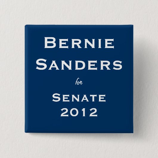 Bernie-Sandpapierschleifmaschinen für Senat Button (Vorderseite)