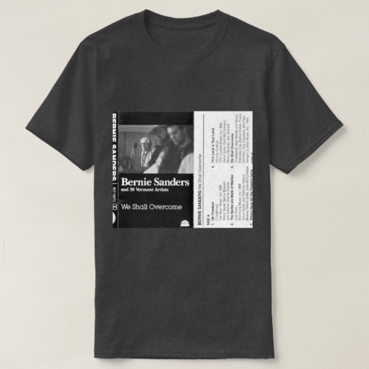 Bernie-Sandpapierschleifmaschinen - wir überwinden T-Shirt (Design vorne)