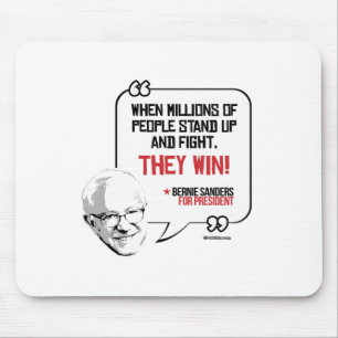 Bernie-Sandpapierschleifmaschinen zitieren - Mousepad