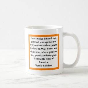 Bernie-Sandpapierschleifmaschinezitat Kaffeetasse