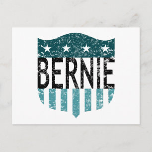 BERNIE Sterne und Streifen Postkarte