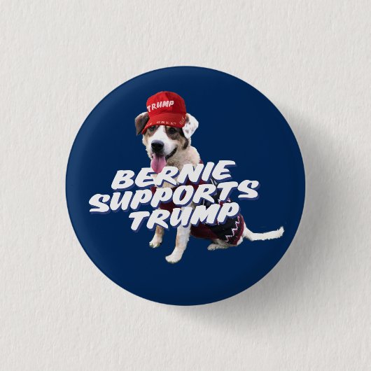 Bernie Trump lustige Schaltfläche 2020 Button (Vorderseite)