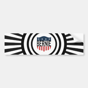 BERNIE US Flagge Autoaufkleber