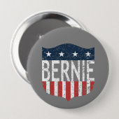 BERNIE US Flagge Button (Vorne & Hinten)